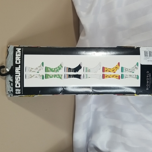 FRIENDS THE TV SERIES 6 PAIR CASUAL CREW SOCKS - Picture 3 of 6